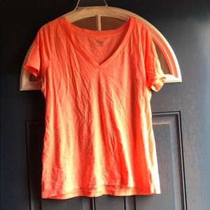XL Mossimo orange v-neck tshirt